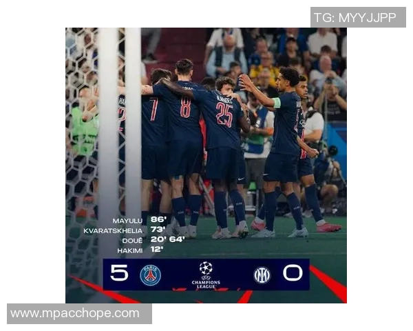 欧冠激情对决巴黎圣日耳曼5-0横扫国米十大精彩进球回顾